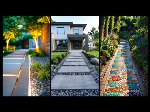 Modern Home Pathway Design Ideas For Beautiful House Exterior - Home Decorations