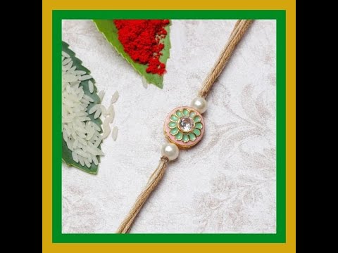 Rakhi Making Raw Material | Special Rakhi Beads, Brooch | Suncity Beads  9987810189