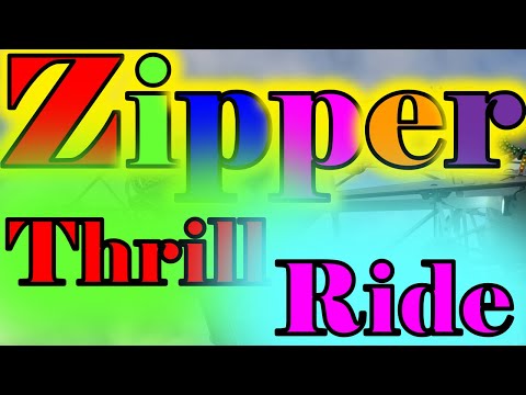 Zipper Thrill Ride At The MN  State Fair