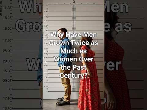 The Gender Growth Gap: Why Men Have Grown Twice as Much as Women Over the Past Century