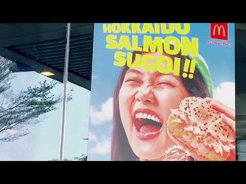 新加坡麦当劳新品北海道双层三文鱼堡Singapore McDonald's