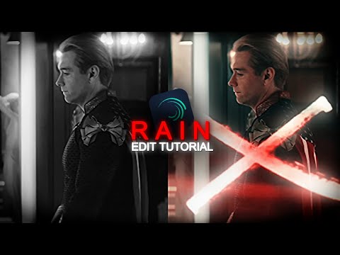 rain edit tutorial | alight motion w/preset