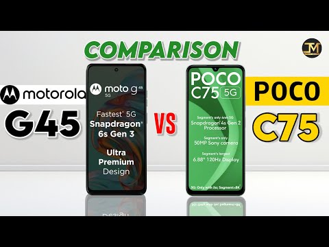 Motorola G45 vs Poco C75 : Which Phone is Best ❓🤔