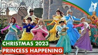 🎄 Disneyland Paris CHRISTMAS 2023: Aurora's Winter Wishes with the Disney Princesses on Castle Stage