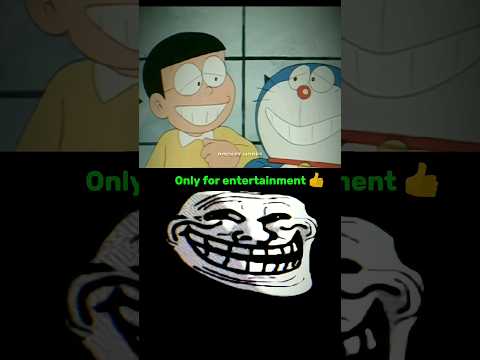 Troll face meme Part 26 #shorts #doraemon #trollface #anime