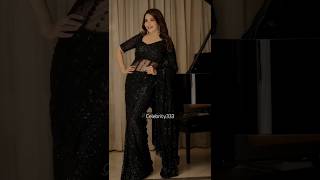 Bollywood actresses black saree 🖤#bollywoodstyle #black #viral #youtubeshorts #shorts #madhuridixit