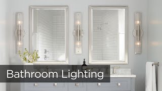 Bathroom Lighting Tips from Lamps Plus - How to Light a Vanity