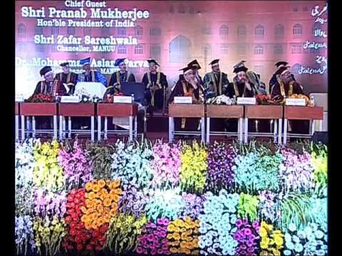 Shah Rukh Khan receives doctorate from Maulana Azad National Urdu University in Hyderabad