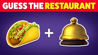 Guess the Fast Food Restaurant by Emoji? 🍔🍕 Quiz Blitz