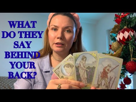 🤫WHAT DO THEY SAY BEHIND YOUR BACK?⭐️💫🔮TAROT READING #pickacard #prediction #tarot #tarotreading