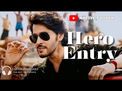 Hero Entry | Guntur Kaaram | NativeFusion #gunturkaaram #maheshbabu #trending #lyrics #ssthaman #bgm