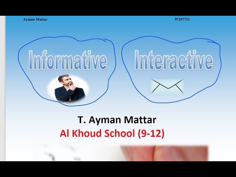 12B Exam Revision Al Khoud School   اون لاين انجليزي 12 مدرسة الخوض فصل دراسي ثاني