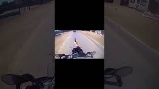 South African Biker Cop Shoots His Gun