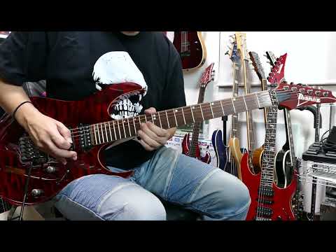 I BELIEVE by HAMMERFALL Guitar solo cover