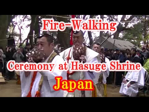 Fire-Walking Ceremony at Hasuge Shrine Japan