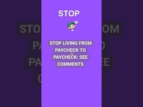 STOP LIVING PAYCHECK to PAYCHECK: SEE THE COMMENTS! 🤩👍#shorts #personalfinance #paychecktopaycheck