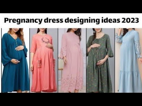 pregnant woman dress design/frock design/summer frock design/open frock design/maternity clothes