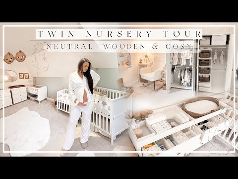 TWINS NURSERY TOUR | NEUTRAL, CALMING & AFFORDABLE DECOR!