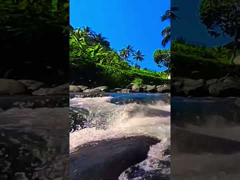 Sound of flowing water and relaxing music for better sleep #nature #soothingsound #relaxing #shorts