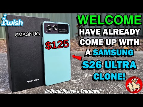 This $125 "WELCOME S26 ULTRA+" from AliExpress is a TERRIBLE Clone of about 4 different phones...