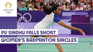 PV Sindhu exits from women's badminton singles 🏸 | Paris 2024 highlights