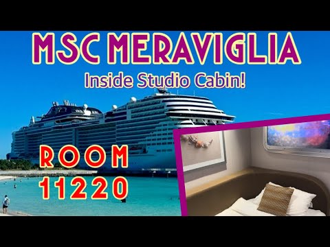 ROOM TOUR: MSC Meraviglia Inside Studio Cabin 11220