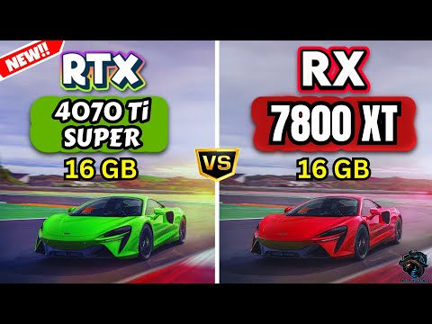 RTX 4070 Ti SUPER vs RX 7800 XT - Test in Game - 4K ULTRA BENCHMARK