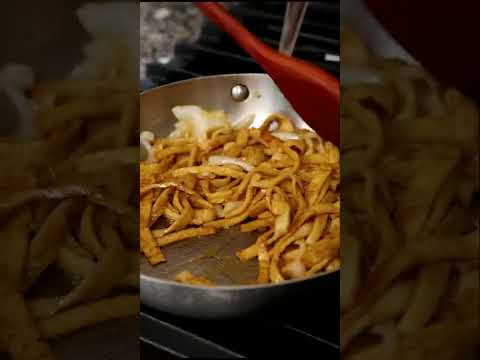 How to make a Korean stir fried fish cake side dish (eomuk-bokkeum: 어묵볶음) #recipe #cooking