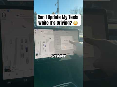 Can My Tesla Update WHILE It’s Driving?? 😳👀