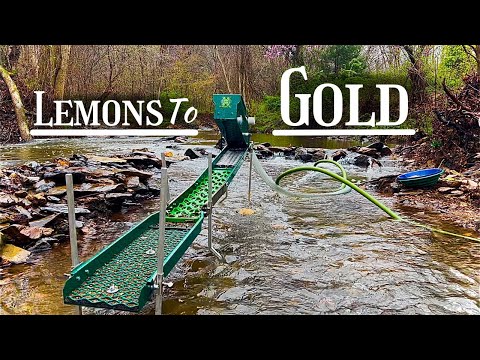 Turning Lemons to Gold!  Gold Prospecting with a Highbanker/ Dredge Combo for Placer Gold!