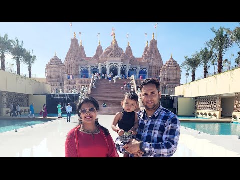 BAPS Hindu mandir in Abu Dhabi .The first and largest temple in the Middle East .