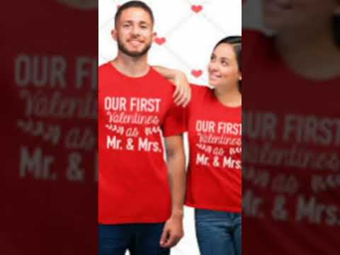 valentines couple shirts #viralvideo