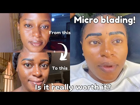 I got micro blading done & this happened….| Micro blading healing process form day 1 to day 14