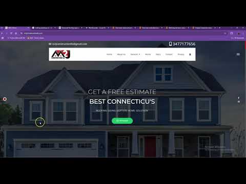 Website Analysis Video for M2J Construction