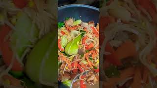 Sauteed Bean Sprout with Tufu and veges! Ginisang Togue w/ tokwa at gulay #shorts #food