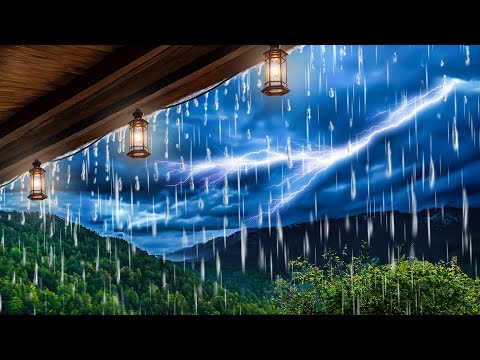 Thunderstorm Sounds for Sleeping (10 Hours - Black Screen)