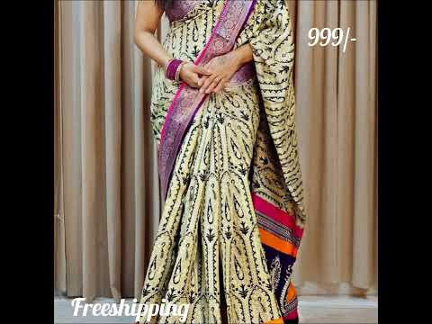 🎊Beautiful Dola silk sarees with allover design along with multicolored and weaving border🎊r#ytshort