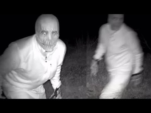 Creepy Encounters_ Unveiling Terrifying Trail Cam Footage