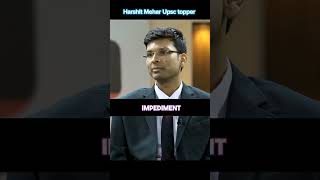 Harshit mehar upsc mock interview #iasinterviews  #shorts