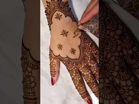 Beautiful henna designs for hands ✨️ #henna #mehndi #mehndidesign