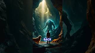 Boy and Dog's Epic Adventure: Facing the Cave's Dark Secrets! #short #EpicAdventure #MysteryCave