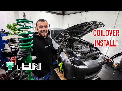 FITTING COILOVERS ON MY NISSAN 350Z