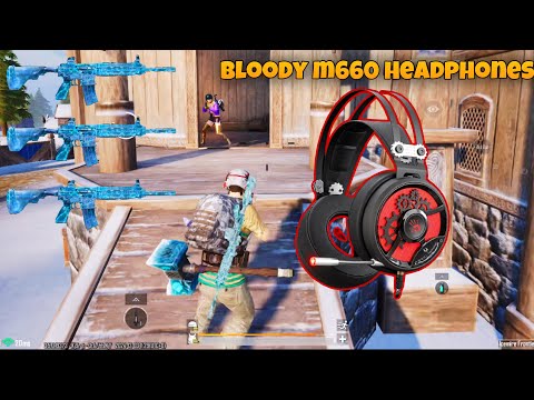 Bloody M660 Headphones PUBG Test 2024 | Testing With IPad Pro M2 4th Generation 2022 Model