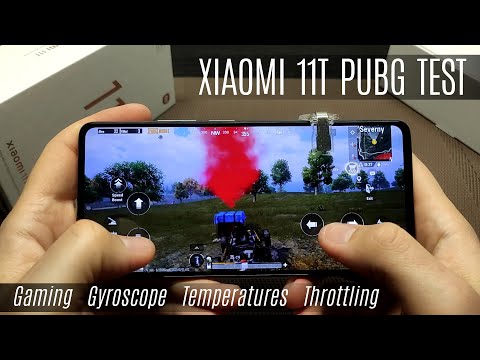 Xiaomi 11T PUBG Test 8/128 ★ Dimensity 1200 PUBG ★ Gaming, Gyroscope, Temperatures, Throttling