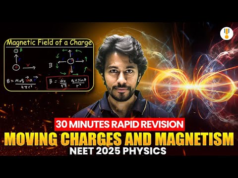 Moving Charges & Magnetism | All Concepts in 30 Min ✅ | NEET 2025 Physics | HIT Series | Kshitiz Sir