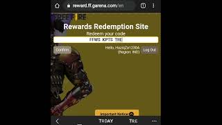 Ff Redeem Code Today | Redeem Code Free Fire Today | Free Fire Redeem Code | Ff Redeem Code #shorts