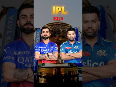 RCB VS MI 2025 Comparison #ipl #mivsrcb #viralvideo #viratkohli #rohitsharma