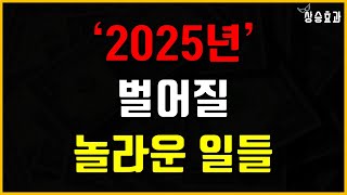 2025년, 자산시장에 일어날 핵심 내용들 체크하세요