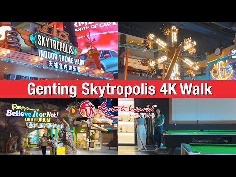 Skytropolis Genting Highland - Resorts World Genting SKYTROPOLIS Indoor Theme Park [4K 60fps ASMR]