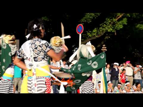 2010大阪天神祭-陸渡御 - 獅子舞（ししまい）